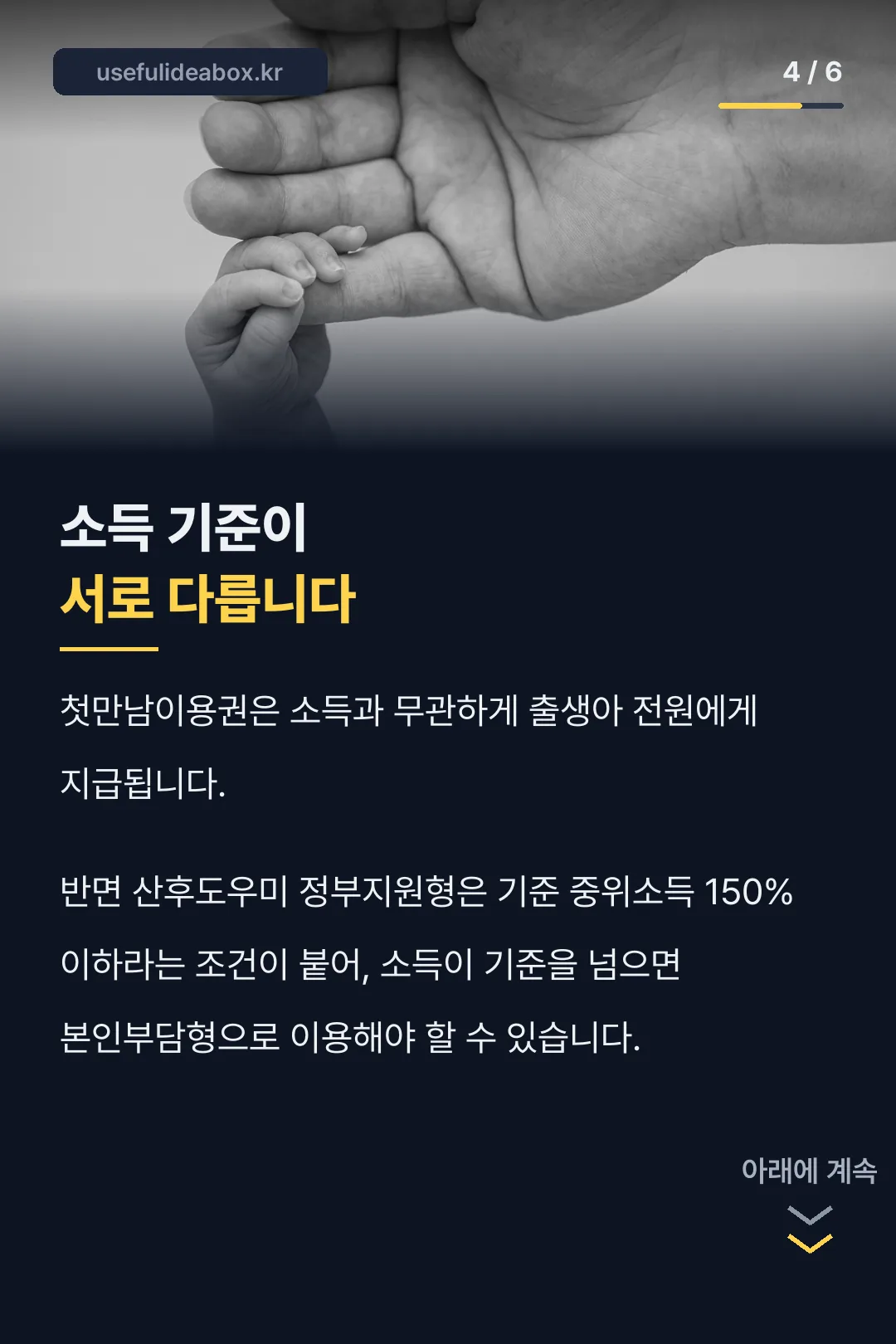 소득 기준 차이