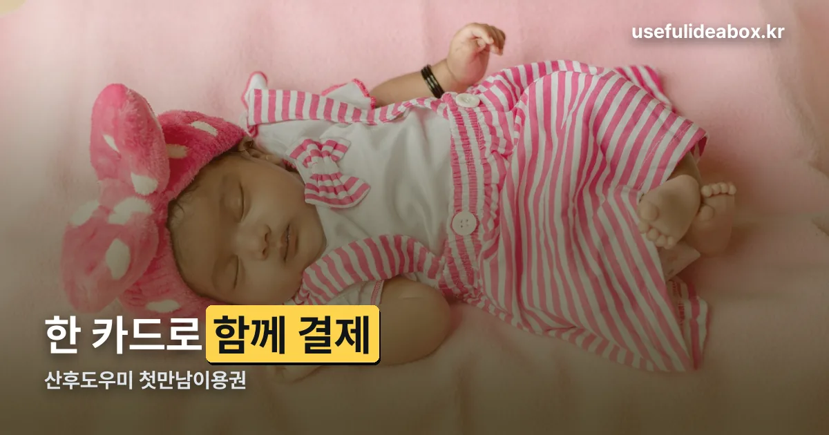 산후도우미 첫만남이용권 정리 썸네일